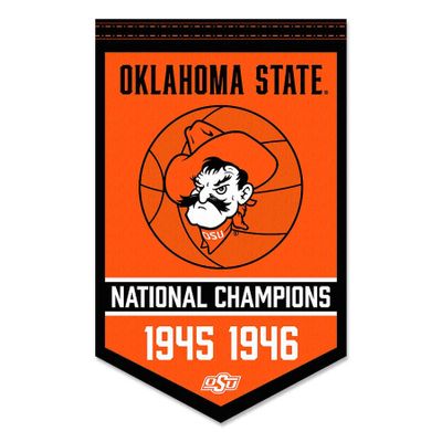 Oklahoma State Cowboys Basketball National Champions Banner