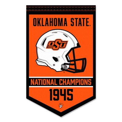 Oklahoma State Cowboys Football National Champions Banner