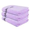 BOBOR 3-Pack 14 x 29 Inch Gym Towels for Women Sweat, Workout Sweat Towel for Men Gym, Super Absorbent, Fast Drying Fitness Exercise Towels for Sweat, Soft Microfiber (Purple 3 Pack, 14" x 29") view 2