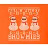 Go All Out XX-Large Orange Adult Chillin' with My Snowmies T-Shirt view 2