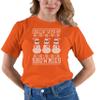Go All Out XX-Large Orange Adult Chillin' with My Snowmies T-Shirt view 3