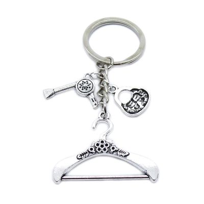 20 Pieces Keyring Keychain Wholesale Suppliers Jewelry Clasps BT4182 Hanger Suit Purse Handbag Bag Shoulder Dryer Hair