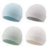 Rabbit Newborn Baby Beanie 0-6 Months Cotton Infant Girls Hat Double Layer Warm Beanies for Boys (4PACK-B, 0-6Months) view 1