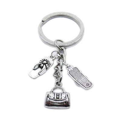 5 Pieces Keyring Keychain Wholesale Suppliers Jewelry Clasps BT4186 Purse Handbag Bag Shoulder Slippers