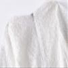 Niyage Baby and Toddler Girls Cotton Elegant Flower Lace Half Sleeve A-Line Princess Dress White 110 view 4