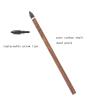 Obert 12Pcs 31 Inch Archery Carbon Arrows 500 Spine with Wood Grain Shaft & 4" Real Feathers for Recurve Bow & Compound Bow Hunting Practice view 4
