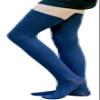 AM Landen Blue Non-Slip Cotton Thigh High Socks Thick Cotton Thigh Socks Size Extra Long and Wide view 1