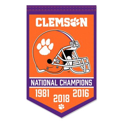 Clemson Tigers Football National Champions Banner