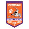 Clemson Tigers Football National Champions Banner view 1