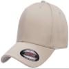 Flexfit Men's Wooly Combed Twill Fitted Baseball Cap, Stone, Large-X-Large view 1