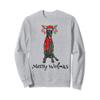 Christmas Cute Great Dane Dog Holiday Lights Merry Woofmas Sweatshirt view 1