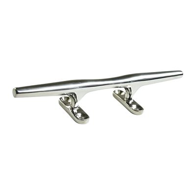 Marine City 316 Grade Stainless Steel Heavy Duty Open Base Cleat Marine Hollow Base Deck Mooring Rope Tie Cleat for Marines  Boats  Yachts (1 Pcs, 8 Inches)