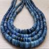 100pcs+ Natural White Ocean Sea Shell Heishi Wheel Spacer Bead Washer Beads 6mm White,Pink,Green,Brown,Black,Lapis Blue Full Strand 16" view 1