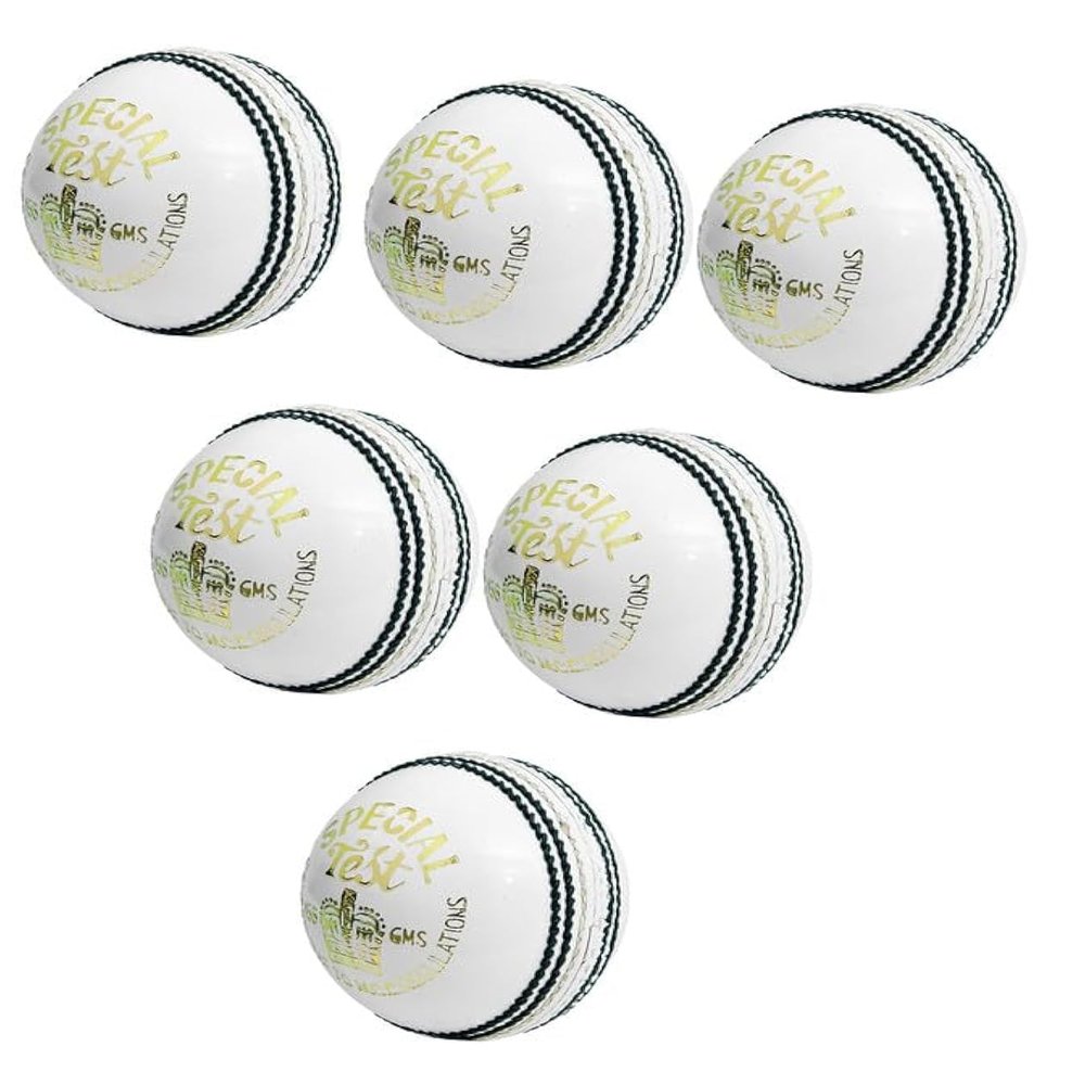 CW Special Test Cricket Ball Genuine Leather Ball for Club Matches Naturally Season Professional Top Grade Balls Pack of 12