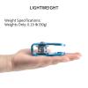 NewDoar Fixed Plate Micro Pulley,28KN CE Certified General Purpose Small Aluminum Rope Pulleys for Climbing/Aloft Work/Rappelling/Rescue Etc(28KN Blue 1pcs) view 4