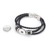 Wedarego Uruguay Flag Braided Bracelet Leather Chain Crystal Wristband Souvenir,Fashion Handmade Bracelet For Man & Woman Special Day's Gift view 4