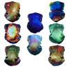 SMEHCF 8 Headband Bandana Balaclava Half Face Mask Shield Head Hair Scarf Neck Gaiter Hat Multipurpose For WoMen Men Breathable Reusable Washable Universe Nebula Galaxy Blure Orange Green view 1