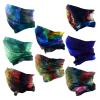 SMEHCF 8 Headband Bandana Balaclava Half Face Mask Shield Head Hair Scarf Neck Gaiter Hat Multipurpose For WoMen Men Breathable Reusable Washable Universe Nebula Galaxy Blure Orange Green view 3