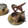 AV Sun-dial/Compass Brass Solid Military/Army Replica Working Sundiel Clock (Vintage Gifts) view 2