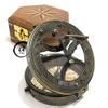 AV Premium Gift for Sailor/Marine Nautical Maritime Compass Brass Navy Tool Sundial Timepiece Compasses view 4