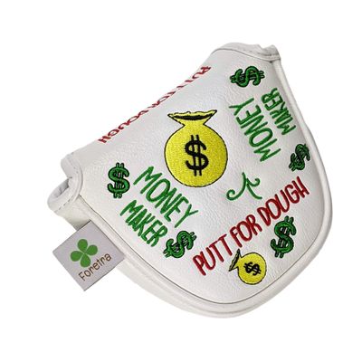 Foretra Golf Putter Cover - Magnetic Blade Mallet Putter Cover - Putt for Dough Golf Club Covers for Men Women Golfer Accessories Fits Scotty Ping Taylormade Callaway Odyssey