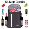 FORICH Backpack Cooler Leakproof Insulated Waterproof Backpack Cooler Bag, Lightweight Soft Beach Cooler Backpack for Men Women to Work Picnics Camping Hiking, 30 Cans(Black) view 3