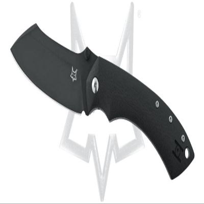 Fox Pelican Liner Lock FX-534 B Pocket Knife Black N690Co Stainless and Black G10