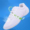 DADAWEN Adult & Youth White Cheerleading Shoe Athletic Sport Training Competition Tennis Sneakers Cheer Shoes White US Size 9.5 M Toddler view 4