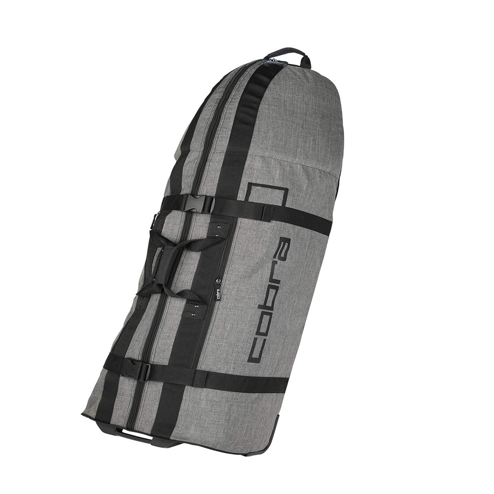 COBRA Golf 2020 Rolling Club Bag (Black-Heather Gray)