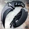 Black Doppler Karambit Hawkbill Full Tang Neck Knife w/ABS Sheath (Limited Edition) view 1