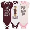 Outerstuff NCAA Newborn (0M-9M) Infant (12M-24M) Girls Three Piece Creeper Set, Southern Illinois Salukis 18 Months view 1
