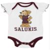 Outerstuff NCAA Newborn (0M-9M) Infant (12M-24M) Girls Three Piece Creeper Set, Southern Illinois Salukis 18 Months view 3