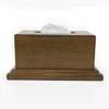 American Furniture Classics concealment tissue box, Walnut Finish, 12.25"L x 8.25"W x 6"H, Brown view 2