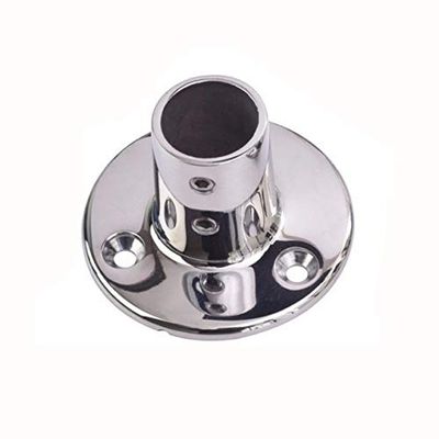 AMRS-280901-1 * Sea-Dog Round Base Rail Fittings, Stainless Steel - 90 Degree - 1" base