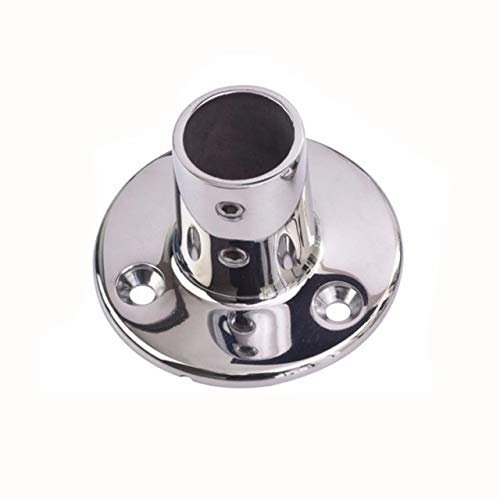 AMRS-280901-1 * Sea-Dog Round Base Rail Fittings, Stainless Steel - 90 Degree - 1" base