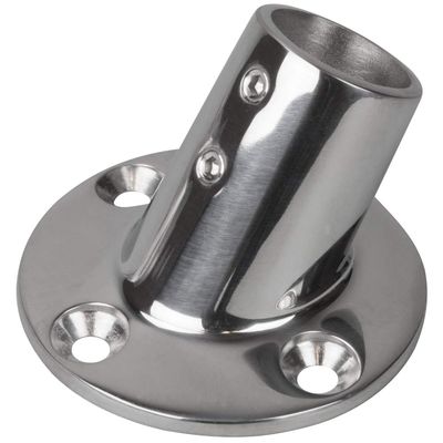 AMRS-280601-1 * Sea-Dog Round Base Rail Fittings, Stainless Steel -60 Degree - 1" base