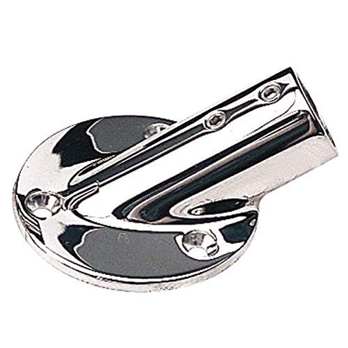 AMRS-280301-1 * Sea-Dog Round Base Rail Fittings, Stainless Steel - 30 Degree - 1" base