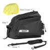 Rhinowalk Bike Bag Bike Trunk Bag Bike Pannier Bag 17L,(for Bicycle Cargo Rack Saddle Bag Shoulder Bag Laptop Pannier Rack Bicycle Bag Professional Cycling Accessories)-Green&Black view 3