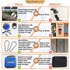 Upgrade Hand Rope Saw for Tree Limbs 53 Inch High Limb Rope Chain Saw Manual Pocket Chainsaw with Blades on Both Sides for Yard Gardening work Hiking Camping Survival Gear Kit view 2