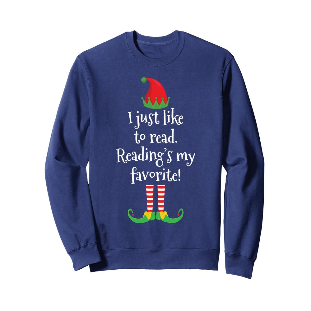 Christmas Library Squad Book Lover Funny Librarian Gifts Sweatshirt