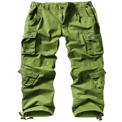 AKARMY Womens Cargo Pants with Pockets Outdoor Casual Ripstop Camo Military Combat Construction Work Pants 2039 ArmyGreen
