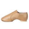 Linodes Unisex 006 PU Leather Upper Slip-on Jazz Shoe for Women and Men's Dance Shoes-Brown 8.5M view 3