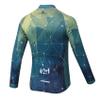 Uriah Men's Cycling Jacket Long Sleeve Reflective Green Stars Size XL(CN) view 2