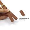 Focushop 2 Pcs PU Leather Purse Straps 0.6 Inch Wide Adjustable Purse Strap Replacement for Handbags, Shoulder Bags, Women Small Backpack Purses (Brown) view 4