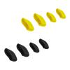 BLAZERBUCK Replacement Nose Piece Nose Pads for Oakley Commit AV Sunglasses - Black + Yellow view 1