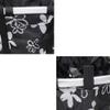 URBEST Bike Basket,Small Pets Cat Dog Folding Carrier,Removable Bicycle Handlebar Front Basket, Quick Release and Easy to Install,Detachable Cycling Bag (Black Flower) view 3