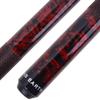 AB Earth 58 inch Hand-Painted Series 2-Piece Billaird Pool Cue Stick with Irish Linen Wrap (Red, 19oz) view 1