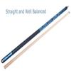 AB Earth 58 inch Hand-Painted Series 2-Piece Billaird Pool Cue Stick with Irish Linen Wrap (Blue, 21oz) view 3