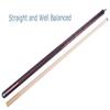 AB Earth 58 inch Hand-Painted Series 2-Piece Billaird Pool Cue Stick with Irish Linen Wrap (Red, 20oz) view 3