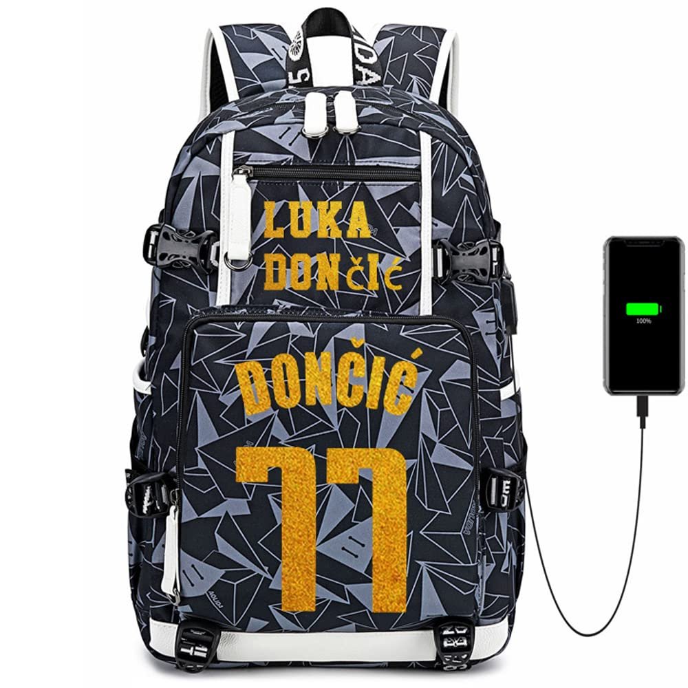 Basketball Player 77 Multifunction Backpack Travel Daypack Fans Bag (Style 6)
